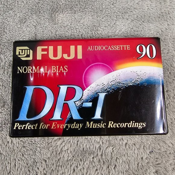 FUJI DR-I Normal Bias 90 Min Blank Audio Cassette Tape Type I, Brand New Sealed - Picture 12 of 12